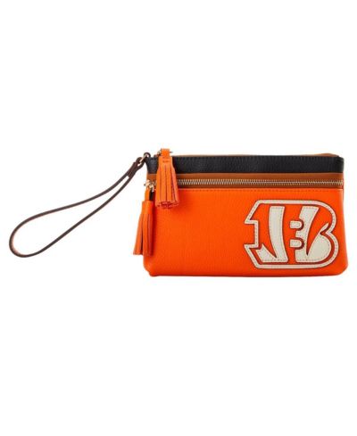 Клатч Dooney & Bourke Cincinnati Bengals Infield Double-Zip Wristlet