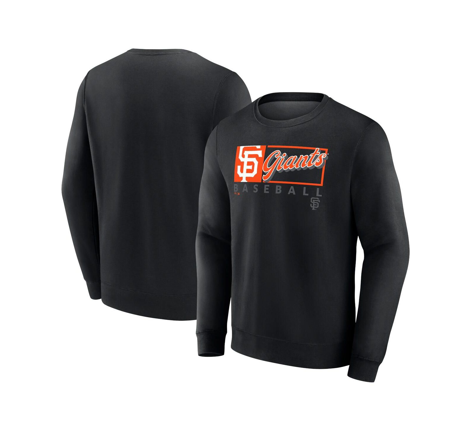 Мужское худи Fanatics San Francisco Giants Focus Fleece, черное