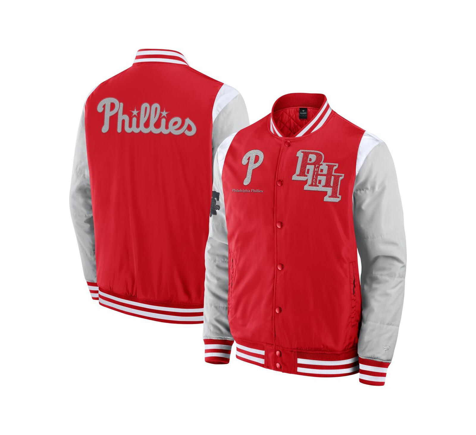 Мужская куртка Fanatics Elements Elite Full-Snap Red Philadelphia Phillies