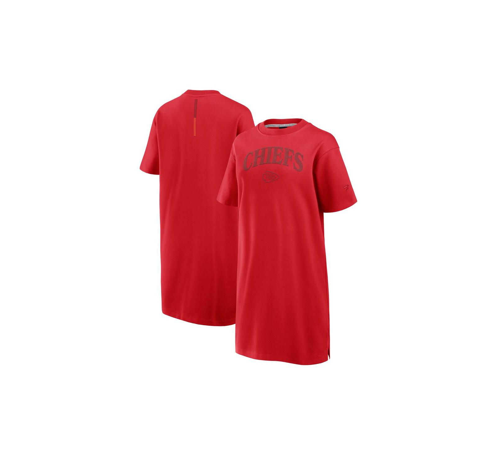 Женское платье Fanatics Red Kansas City Chiefs Elements Go Tri-Blend