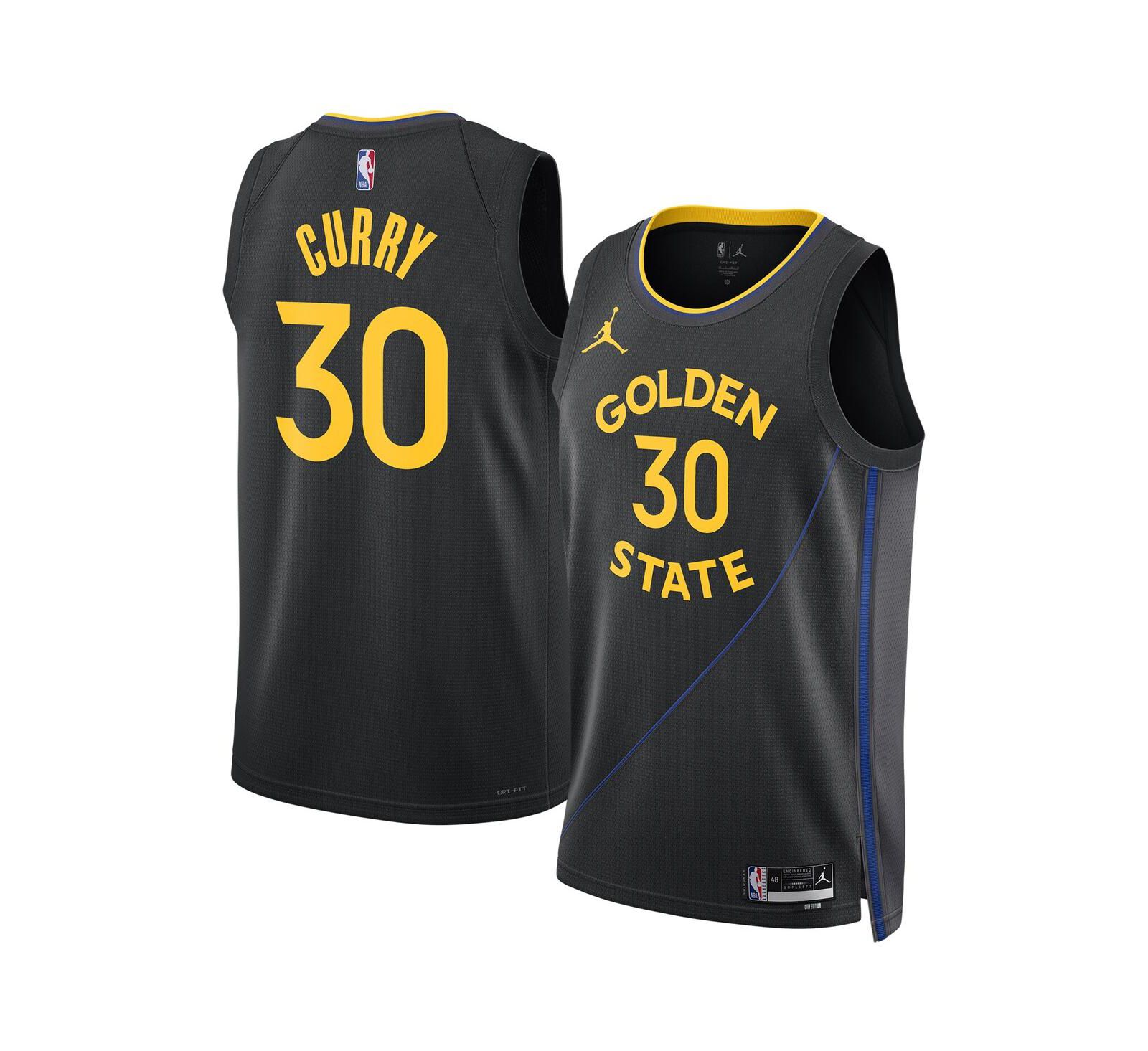 Унисекс джерси Jordan Stephen Curry Golden State Warriors 2024/25 Swingman Statement Edition