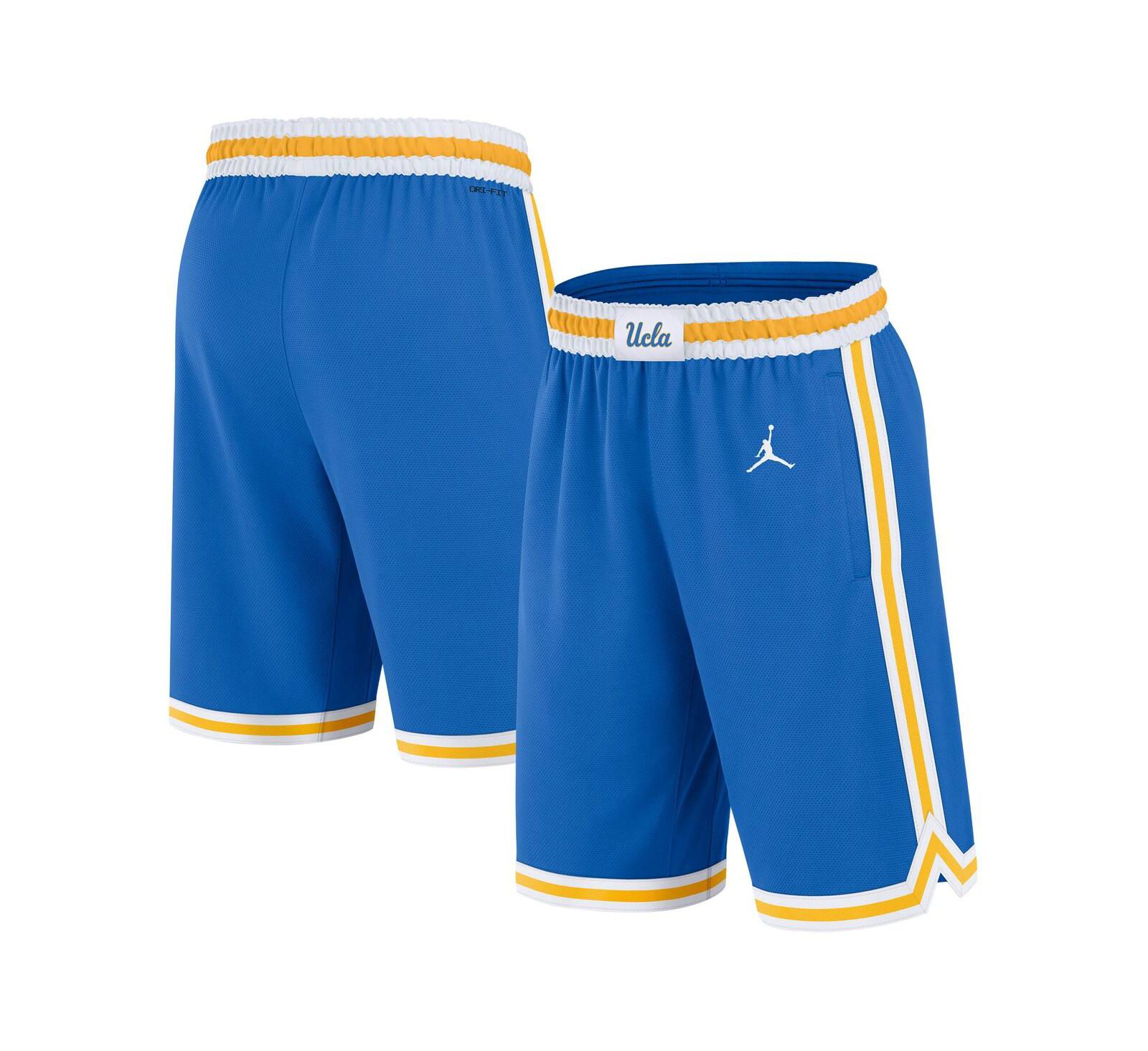 Jordan Men's Blue UCLA Bruins Road Replica Performance Basketball Shorts