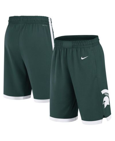 Мужские баскетбольные шорты Nike Michigan State Spartans Road Replica, зеленые