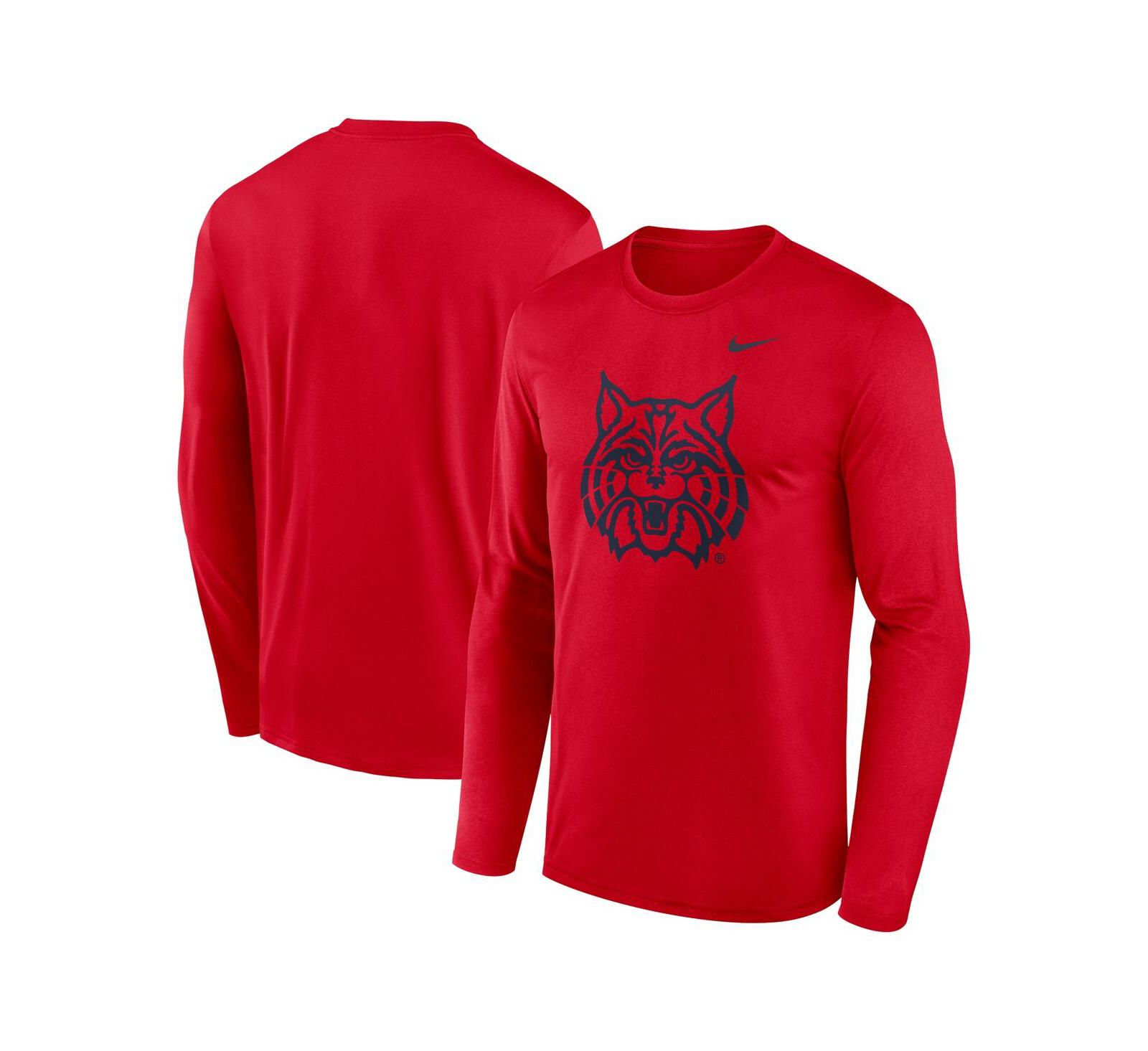 Nike Men's Red Arizona Wildcats Primetime Alternate Logo Legend Long Sleeve T-Shirt