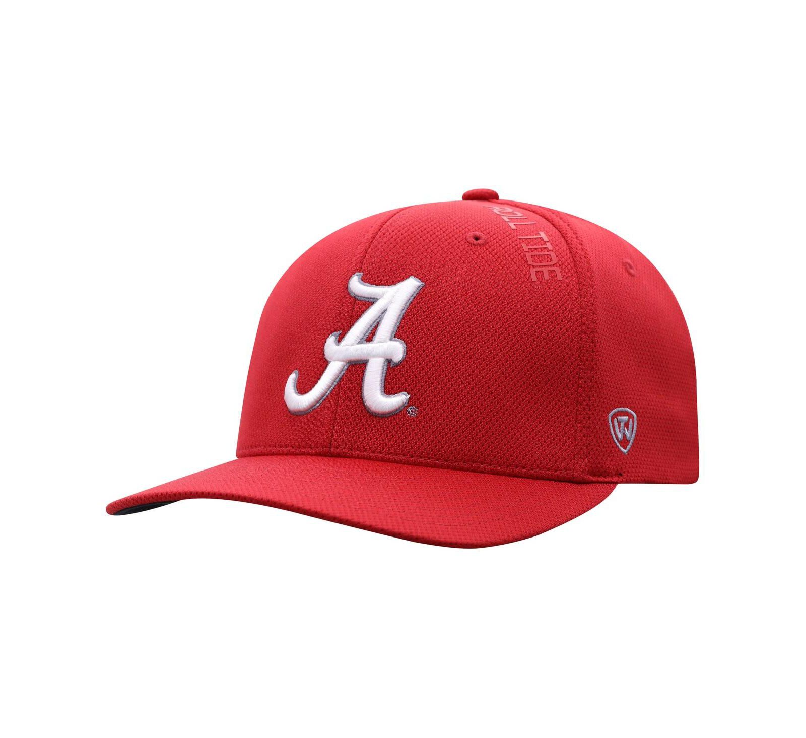 Мужская кепка Top of the World Crimson Alabama Crimson Tide Reflex 2.0 Flex Fit