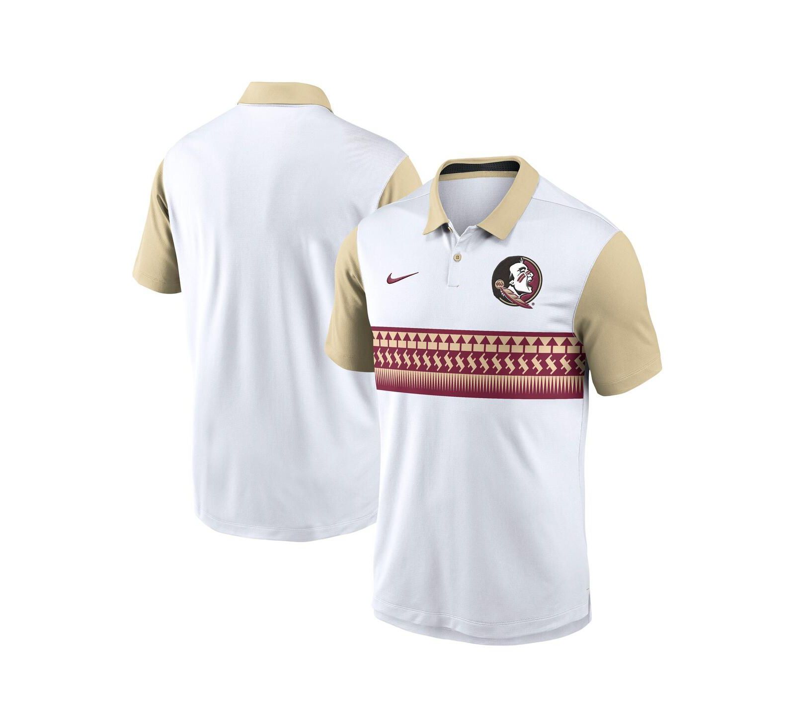 Nike Men's White Florida State Seminoles Vapor Performance Polo