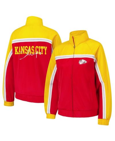 G-III 4Her by Carl Banks Женская спортивная куртка Kansas City Chiefs Post Game Full-Zip, красная