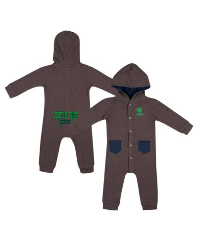 Детский комбинезон Colosseum Charcoal Notre Dame Fighting Irish Zando-Zan Waffle для мальчиков и девочек