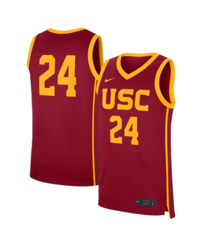 Nike Men's 24 Cardinal USC Trojans Road Replica Jersey