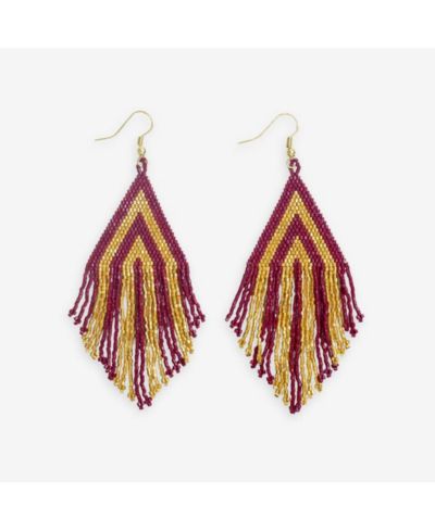 Dark red & gold