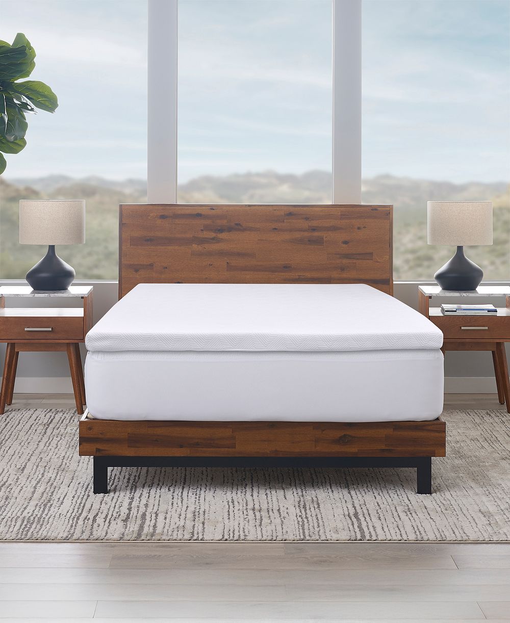 Ella Jayne 3" Memory Foam Mattress Topper, King