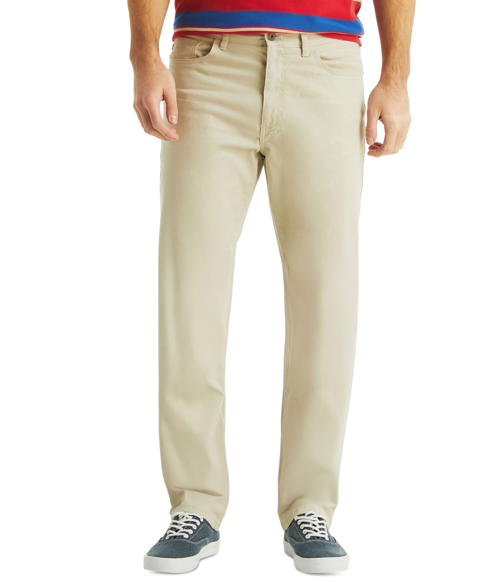 Nautica Men's Straight-Fit Stretch 5 Pocket Pants