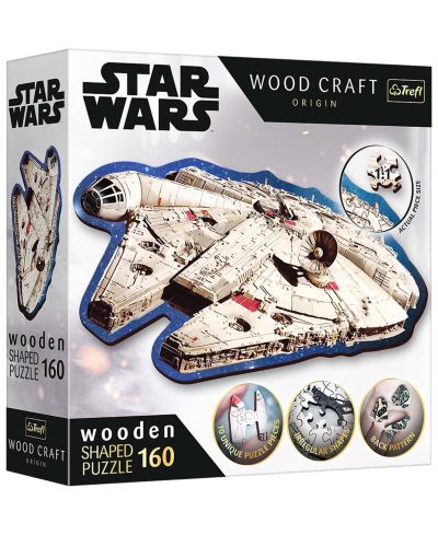 Деревянный пазл Trefl Star Wars Millennium Falcon