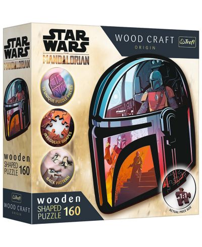 Trefl Wood Craft деревянный пазл Star Wars - The Mandalorian 160 Piece