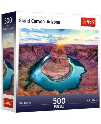 Trefl Grand Canyon USA 500-Piece Jigsaw Puzzle, Ages 10+