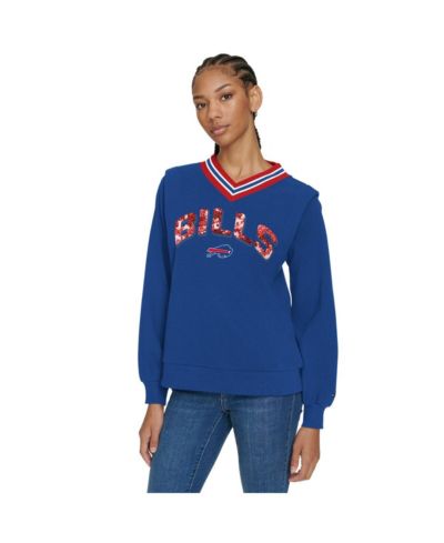 Женский свитшот Tommy Hilfiger Royal Buffalo Bills