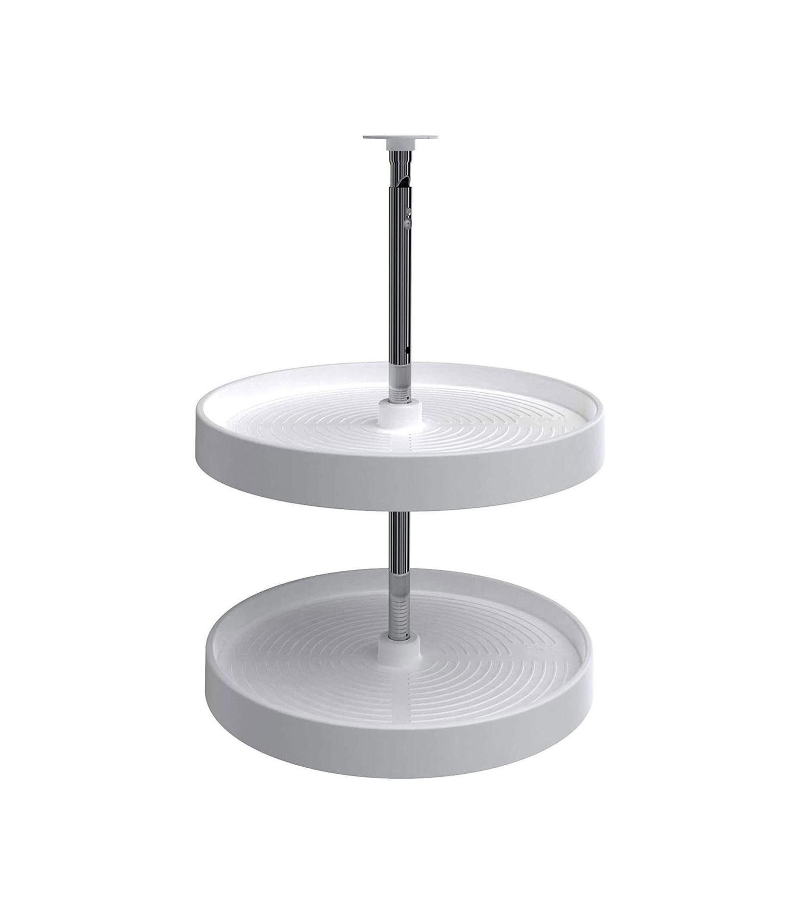Rev-A-Shelf двухъярусная вращающаяся полка из полимера, белая, 2062-18-11-1