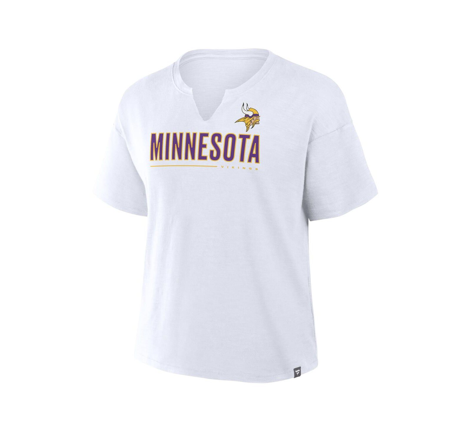 Fanatics Женская футболка Minnesota Vikings Redzone Slub Boxy, белая