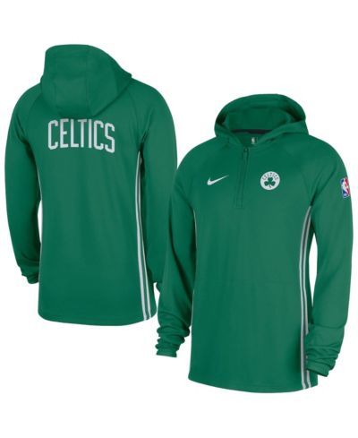 Мужская куртка Nike Kelly Green Boston Celtics Authentic On Court Zone Quarter-Zip