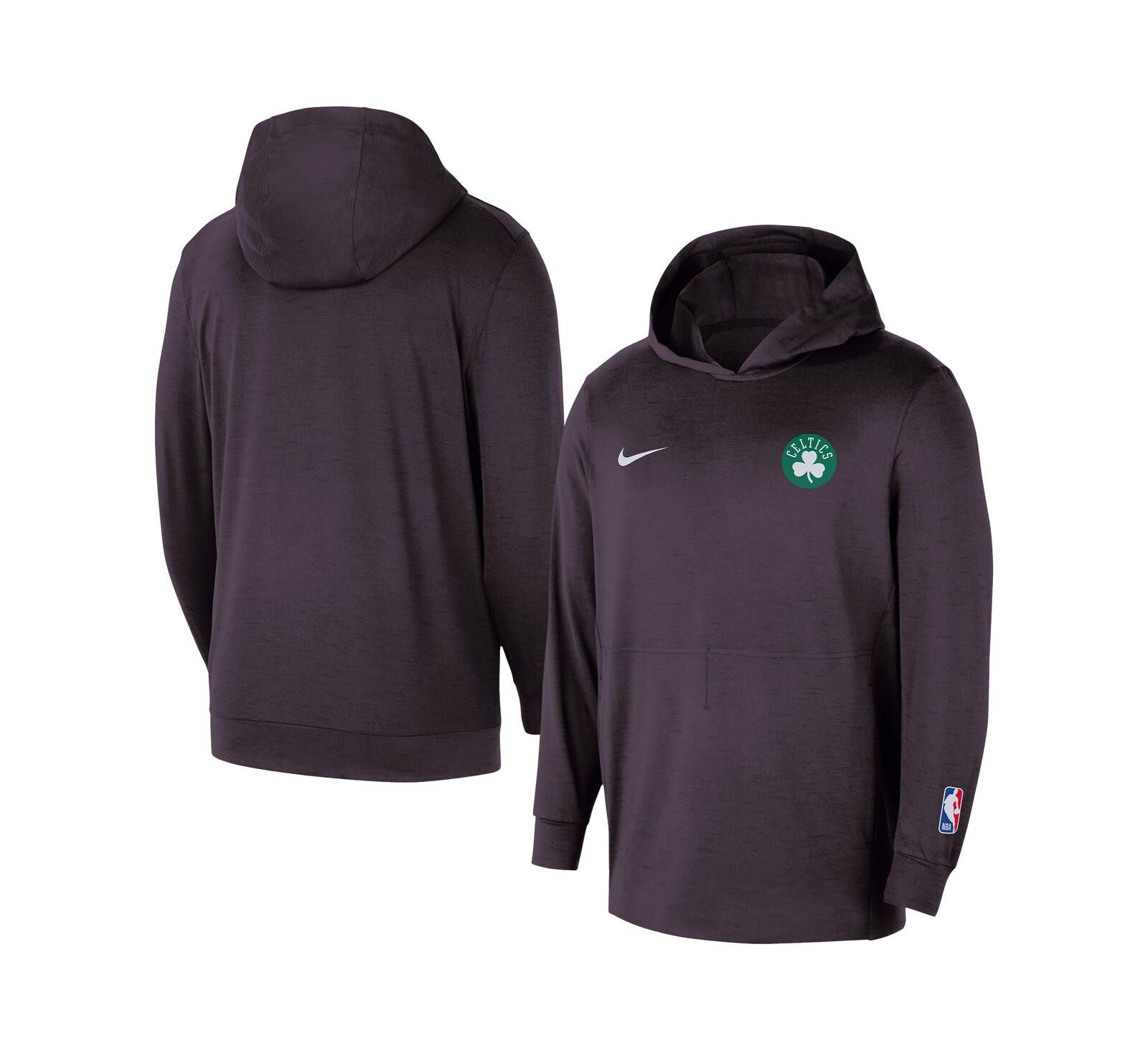 Мужское худи Nike Black Boston Celtics Authentic Practice Yoga Restore Pullover