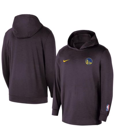 Nike Men's Black Golden State Warriors Authentic Practice Yoga Restore Pullover Hoodie