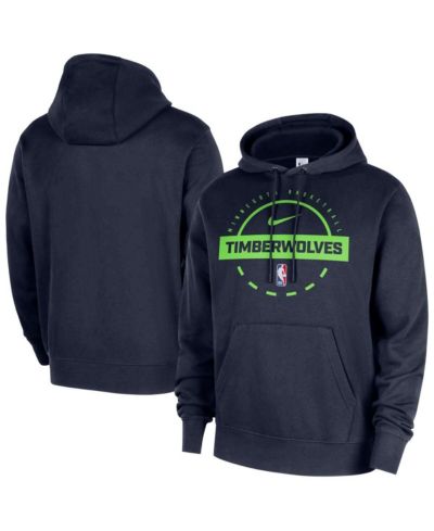 Мужское худи Nike Navy Minnesota Timberwolves 2025/26 Authentic Practice Club