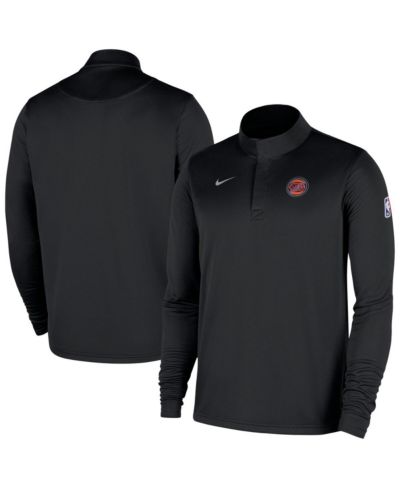 Мужская куртка Nike New York Knicks 2025/26 Authentic Coaches Quarter-Zip Pullover, черная
