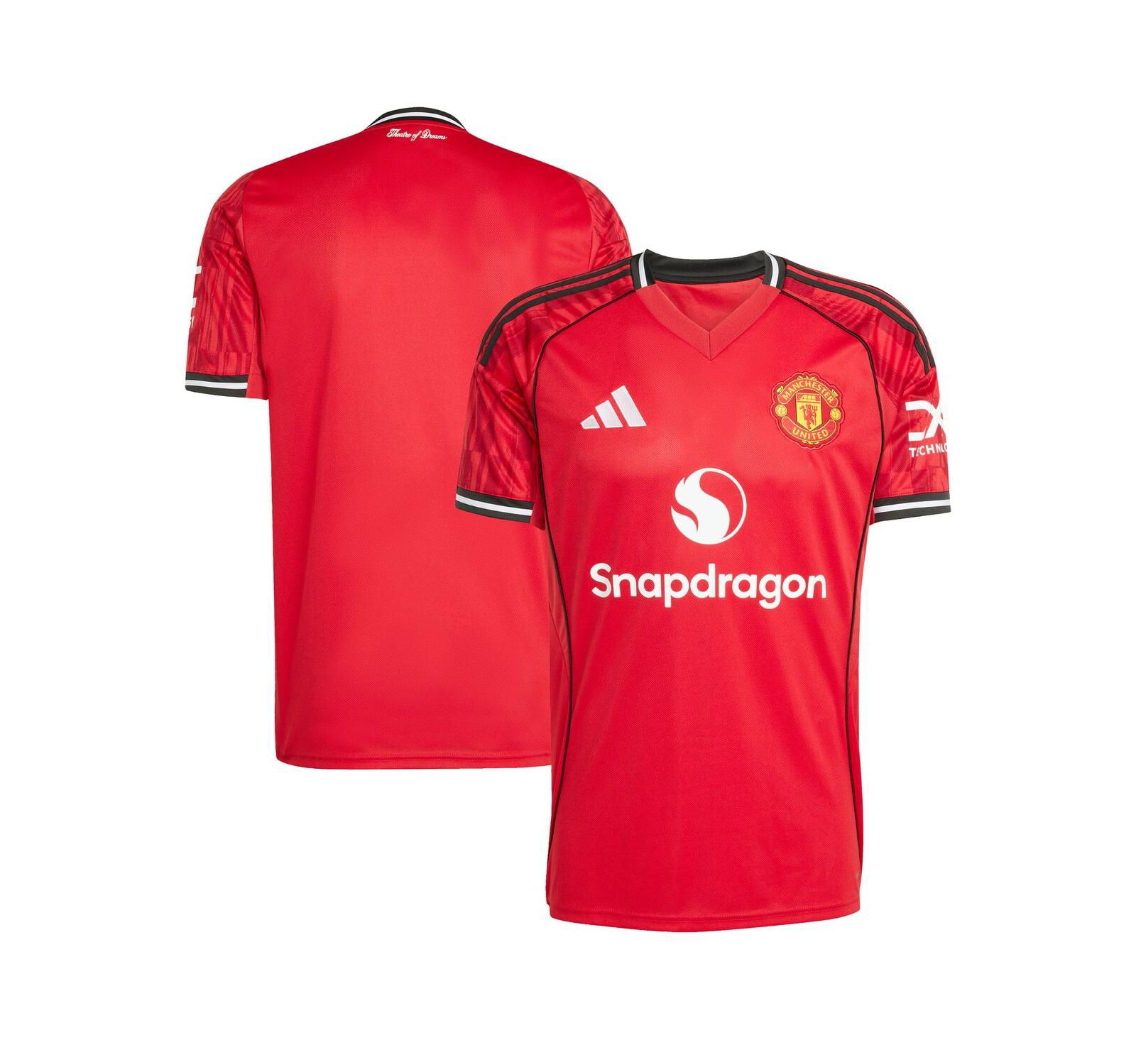 Adidas Men's Red Manchester United Home 2025/26 Replica Jersey