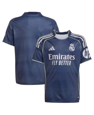 Джерси Adidas Big Boys and Girls Blue Real Madrid 2025/26 Away Replica Jersey