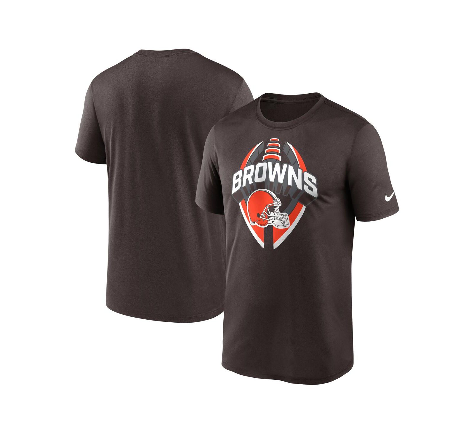 Nike Men's Brown Cleveland Browns Legend Icon Performance T-Shirt