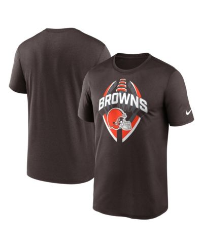 Nike Men's Brown Cleveland Browns Legend Icon Performance T-Shirt