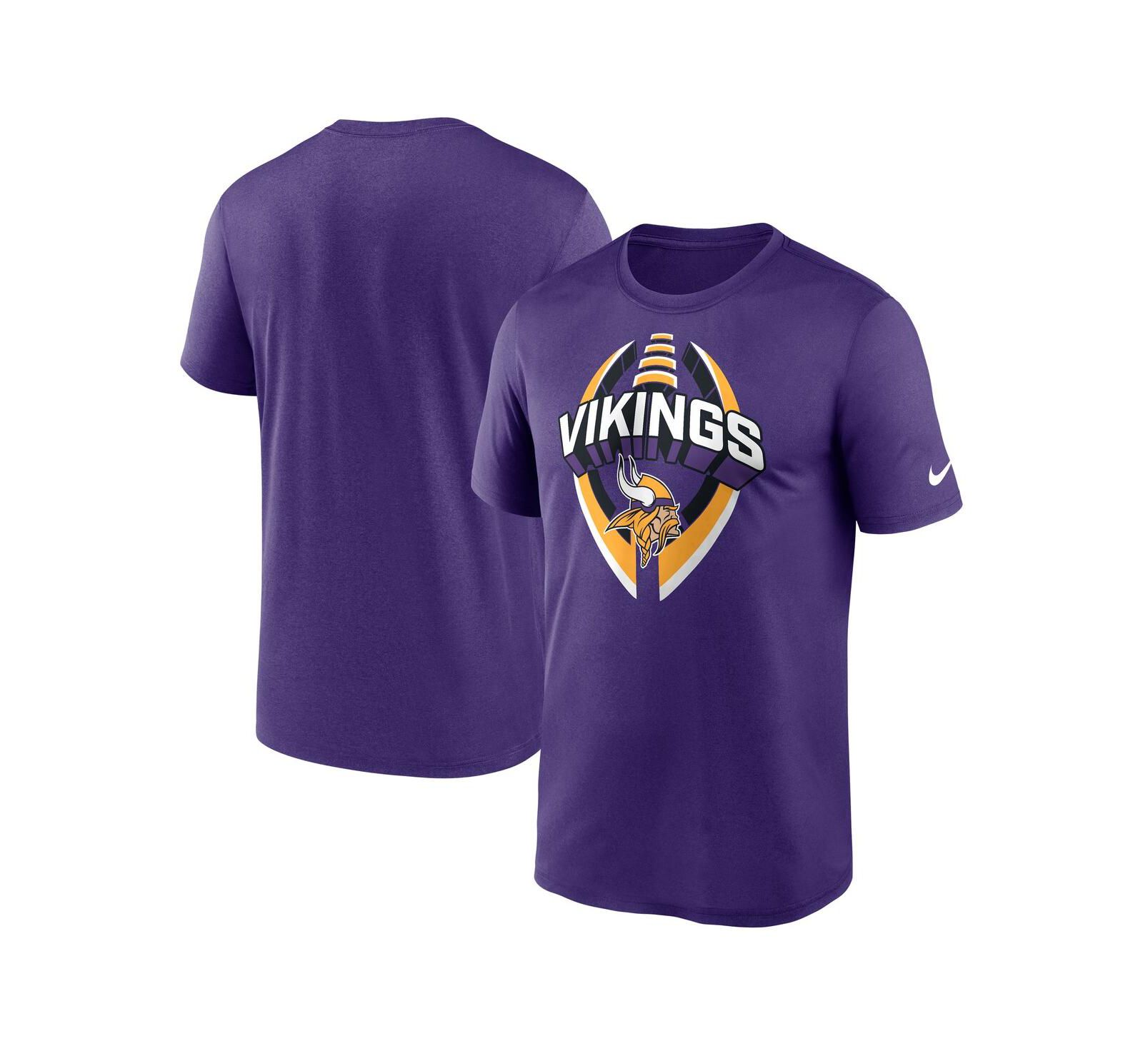 Мужская футболка Nike Purple Minnesota Vikings Legend Icon Performance
