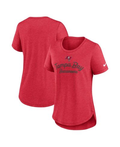 Женская футболка Nike Red Tampa Bay Buccaneers Script Tri-Blend T-Shirt