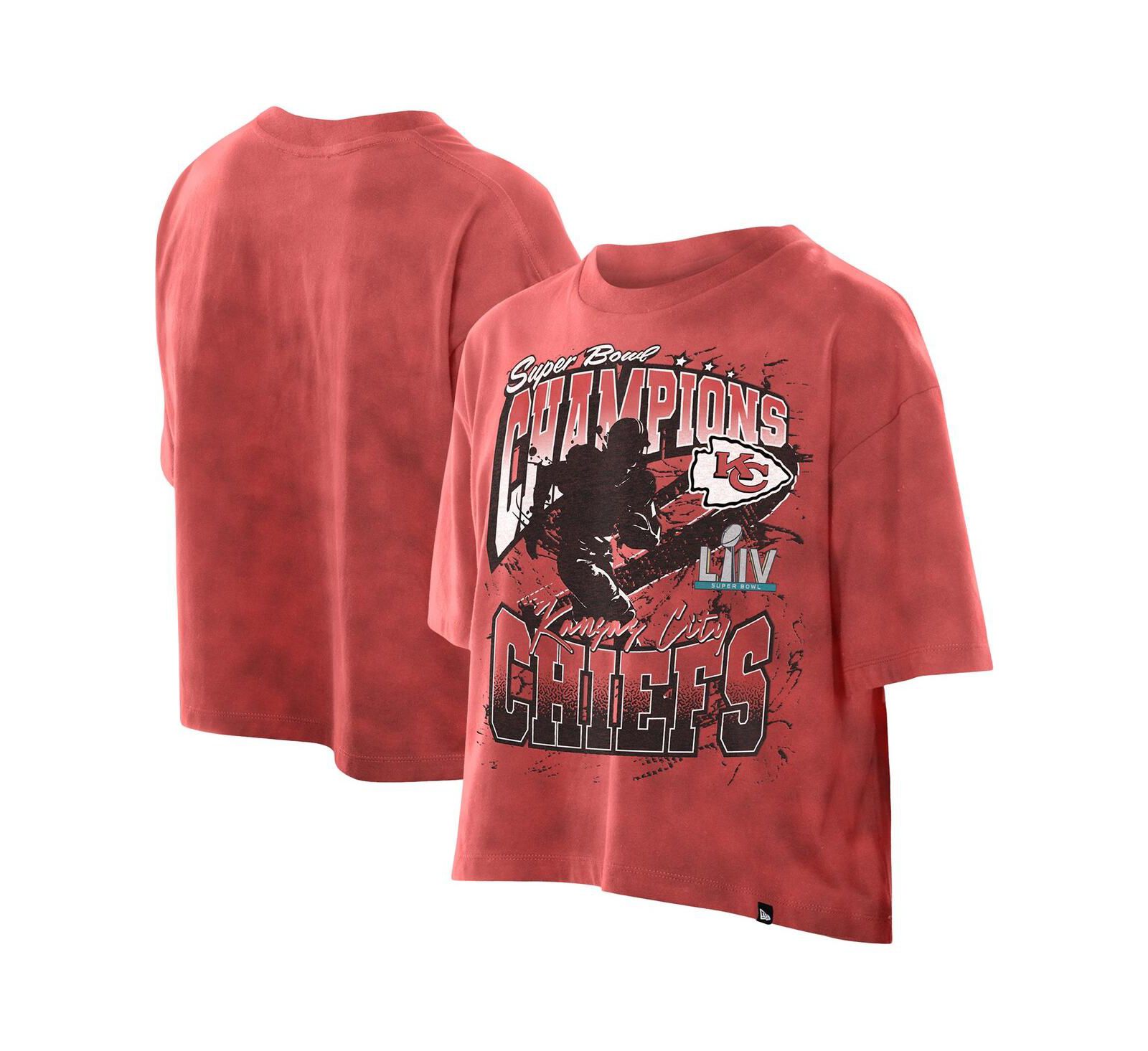 New Era Женская укороченная футболка Sport Classics Kansas City Chiefs, красный