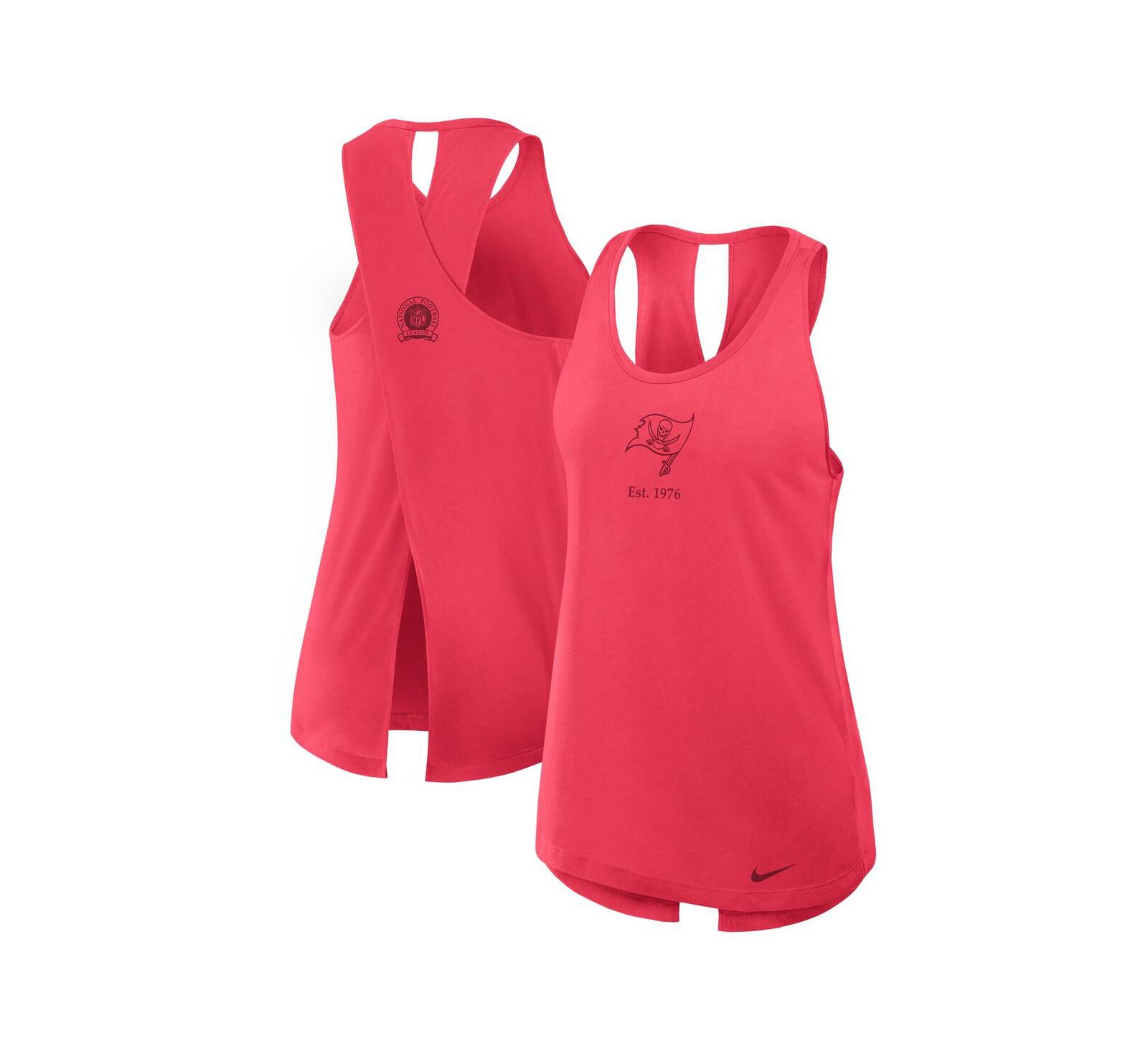 Женский спортивный топ Nike Tampa Bay Buccaneers Glory Crisscross красный