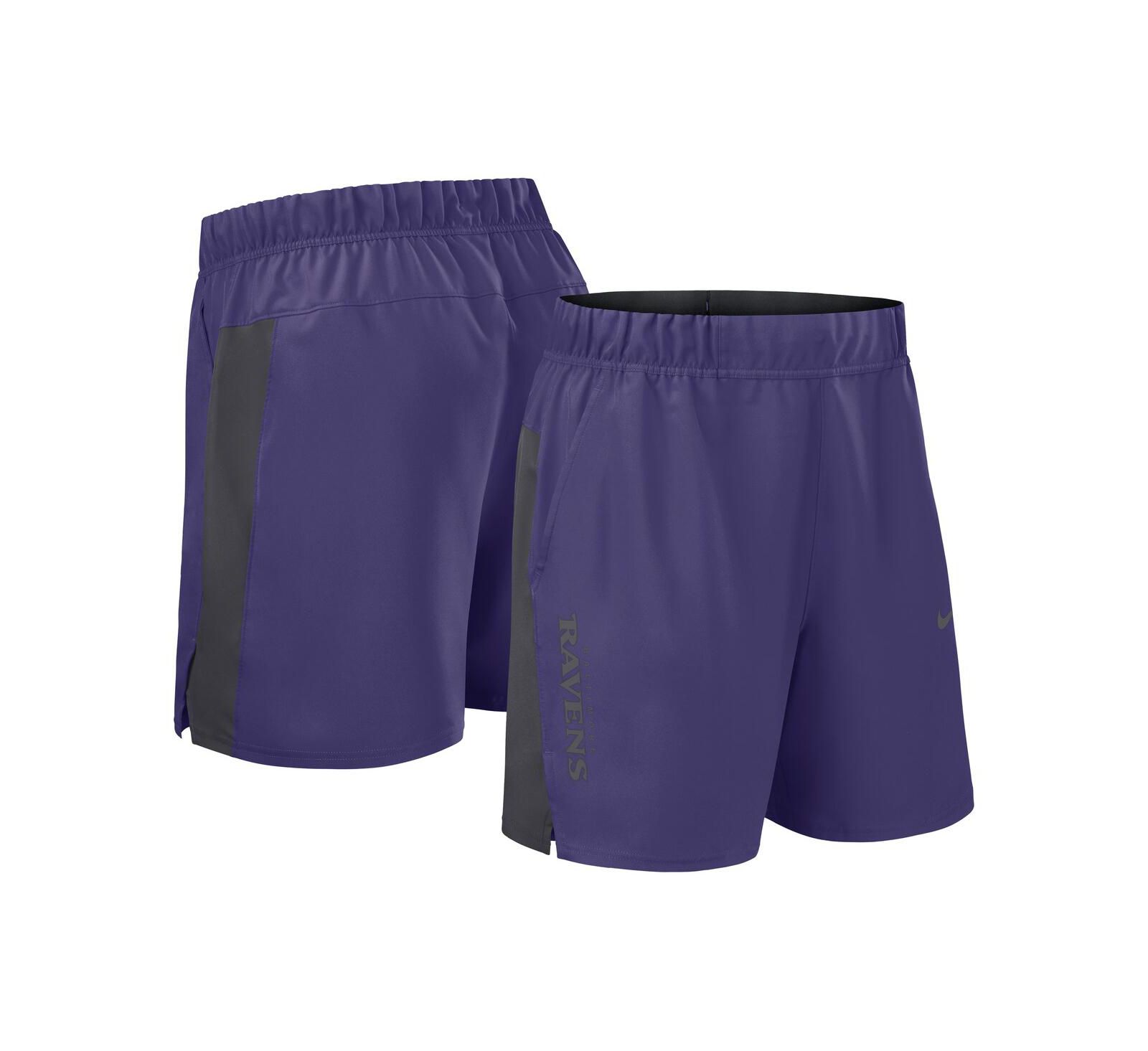 Мужские спортивные шорты Nike Baltimore Ravens Woven Victory фиолетового цвета