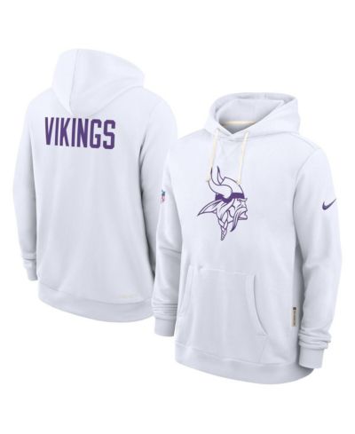 Nike Men's White Minnesota Vikings Sideline Alt 2 Tight Coverage Performance Pullover Hoodie