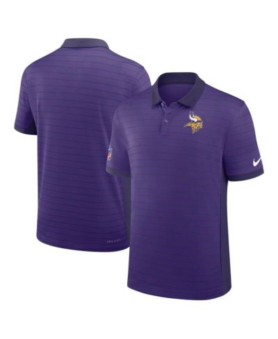 Nike Мужская рубашка поло Minnesota Vikings Performance с полоской