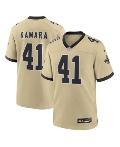 Джерси Nike Men's Alvin Kamara New Orleans Saints Gameday Golds Alternate, золотое