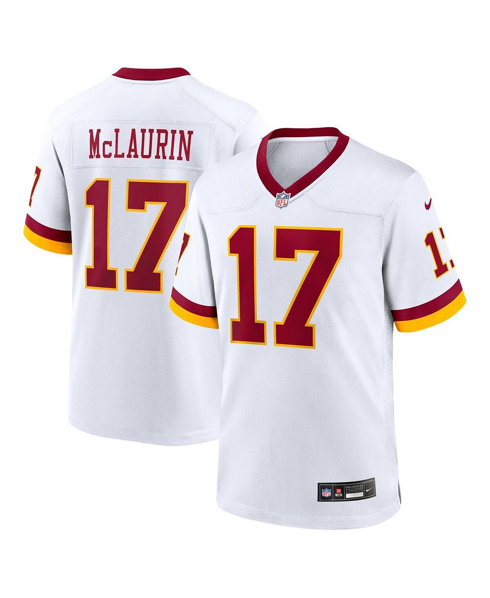 Мужская джерси Nike Terry McLaurin White Washington Commanders Game Super Bowl Era