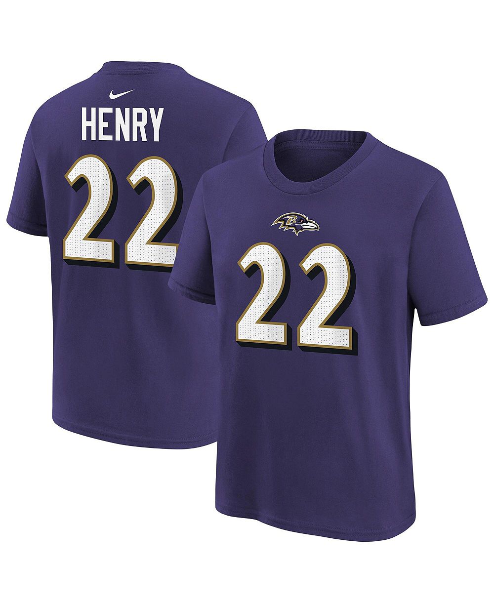 Детская футболка Nike Purple Baltimore Ravens Derrick Henry Player Name & Number