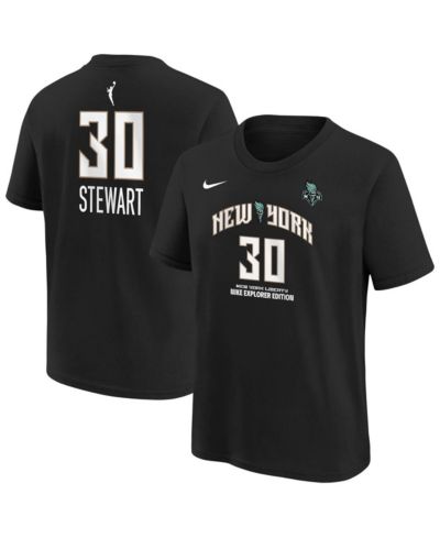 Nike Футболка Breanna Stewart Black New York Liberty Explorer Edition для детей