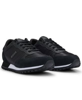 Мужские кроссовки Hugo Boss Faux-Leather Trim Trainers