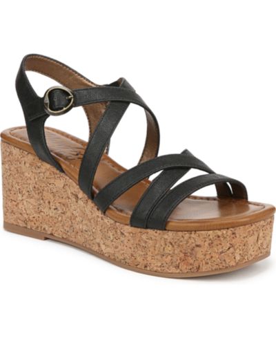 Blowfish Malibu Женские Aurora Open Square Toe Strappy Wedge Sandals