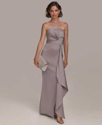 Женское асимметричное вечернее платье Donna Karan New York