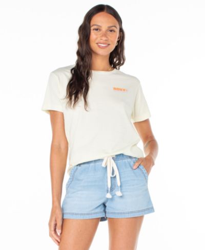 Roxy Women's Aloha State Cotton Boyfriends Graphic T-Shirt