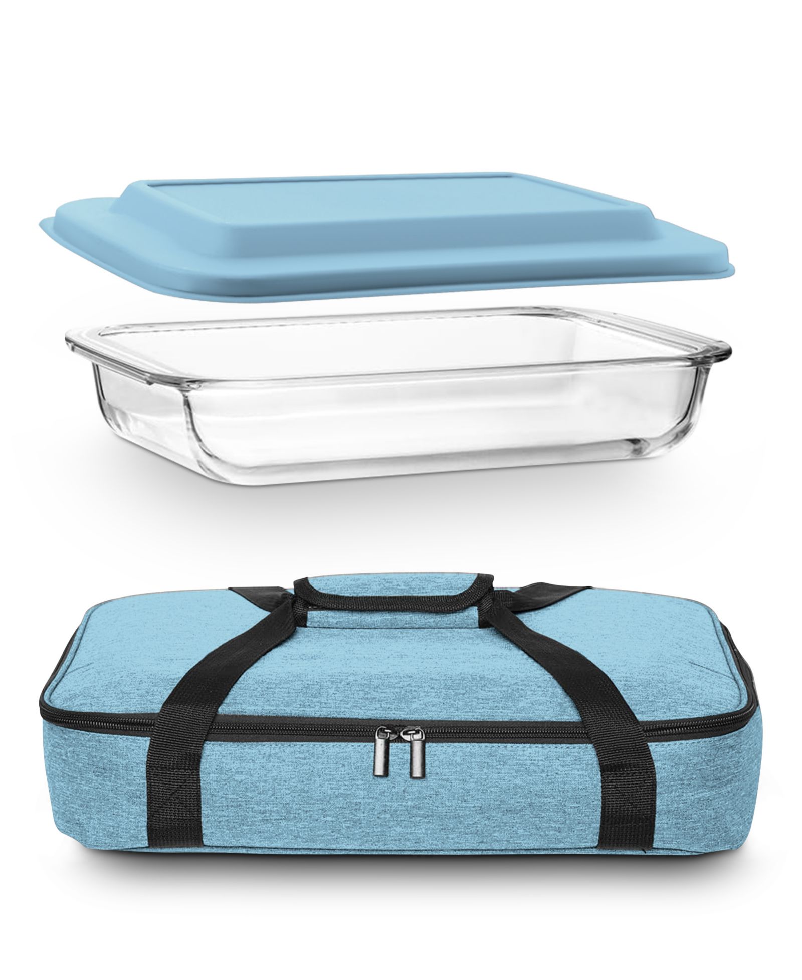 Art & Cook Glass 3-Piece Bake and Take Set