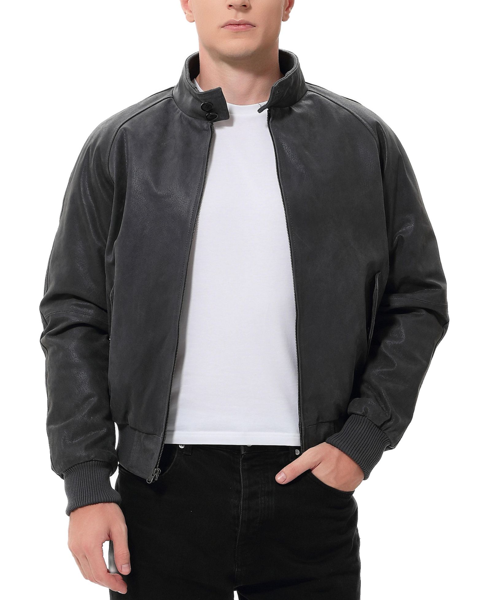 Мужская кожаная куртка-бомбер Landing Leathers WWII Distressed