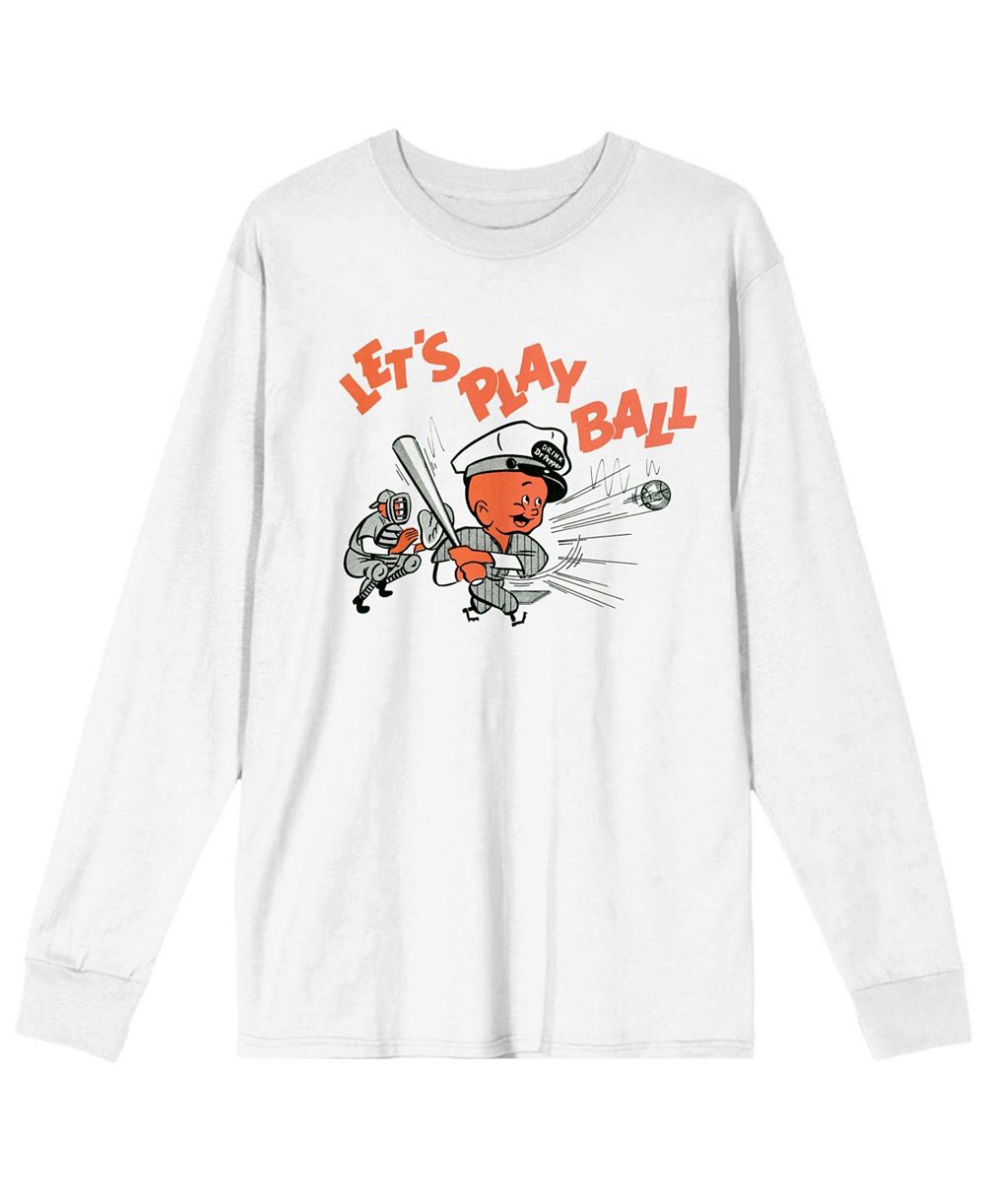 Мужская футболка Dr. Pepper Let's Play Ball Crew Neck Long Sleeve Tee