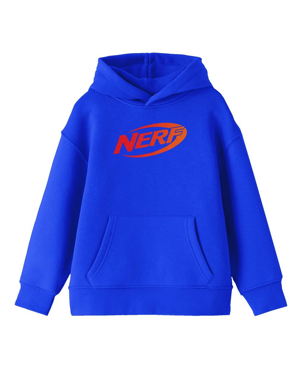 Детский свитшот с капюшоном Nerf Logo Long Sleeve Royal Blue, M